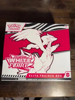 Pokemon TCG: Scarlet & Violet - WHITE FLARE Elite Trainer Box FACTORY SEALED ETB - Image 1