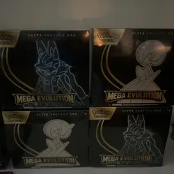 Pokemon TCG: Mega Evolution Elite Trainer Box ETB Set of 2 (New Sealed) - Image 1