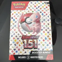 Pokemon TCG Scarlet & Violet 151 Booster Bundle Sealed New (6 packs) - Image 1