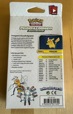 POKEMON EVOLUTIONS PIKACHU POWER THEME DECK FACTORY *SEALED/NEW* - Image 3
