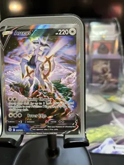Pokemon TCG Arceus v Alt Art Holo Full Art Card Brilliant Stars 166/172 NM - Image 4