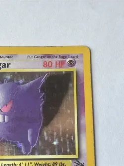Pokemon TCG Gengar 5/62 Fossil Unlimited Holographic Card - Image 5