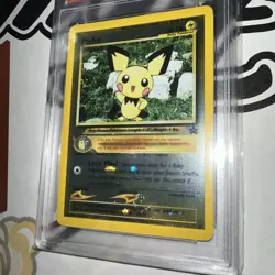 PSA 9 Pichu Reverse Foil #35 Black Star Promo 2001 Pokemon Card - Image 3