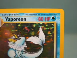 Vaporeon 12/64 Holo Rare Jungle Wizards of the Coast Pokemon Card - Excellent - Image 3