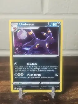 Pokemon TCG Umbreon SWSH129 Holo Rare Sword & Shield Promo Card - Image 1