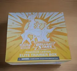 Pokemon Trading Card Brilliant Stars Center Elite Trainer Box Sealed New - Image 1