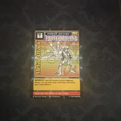1999 Digimon Card - Metal Attack Power Blast - St-53 - Toei - Bandai - Image 1