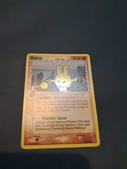 Pokemon TCG EX Dragon Frontiers Elekid Stamped Promo LP Reverse Holo Card 48/101 - Image 1