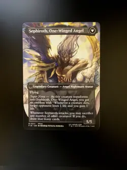 MTG Final Fantasy English Sephiroth, Fabled Soldier Borderless 0317 Non-Foil - Image 2