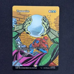 Traumatize 0015 Borderless Marvel's Spider-Man MAR MTG NM - Image 1