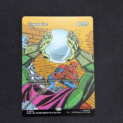 Traumatize 0015 Borderless Marvel's Spider-Man MAR MTG NM - Image 2