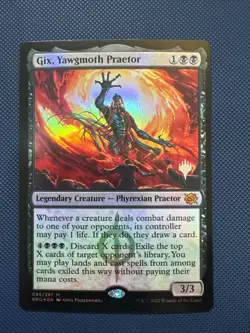 MTG Gix, Yawgmoth Praetor - Promo Pack: The Brothers' War (PPBRO) NM Foil - Image 1