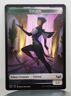 Citizen Token - Streets of New Capenna (SNC) - 12/17 - MTG - Image 1