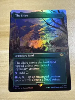 The Shire - Borderless - MTG - LOTR Lord of the Rings - FOIL - NM - Image 1
