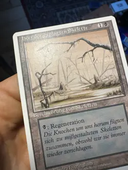 German Misprint Drudge Skeletons Swamp With Regenerate • NM- • Mtg (642) - Image 5