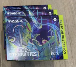 Magic The Gathering Edge Of Eternities | Collector Omega Booster Box | Set of 3 - Image 1