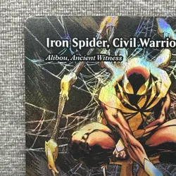 Iron Spider, Civil Warrior - Marvel (MAR) #39 NM Borderless Foil MTG - Image 2