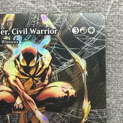 Iron Spider, Civil Warrior - Marvel (MAR) #39 NM Borderless Foil MTG - Image 3