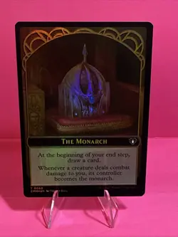 The Monarch Dragon Egg Double-Sided Token Commander Masters Foil - Image 1