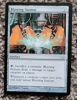 MTG Magic 1x X1 Blasting Station LP Fifth Dawn Regular - Image 1