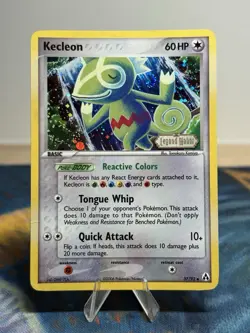 Kecleon 37/92 Ex Legend Maker Reverse Holo Foil Stamped Era Pokemon Card SWIRL - Image 1
