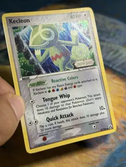 Kecleon 37/92 Ex Legend Maker Reverse Holo Foil Stamped Era Pokemon Card SWIRL - Image 4