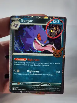 Pokemon Gengar Trick or Trade BOOster 057/091 Cosmos Holo SWIRL 🌀 #6 - Image 1