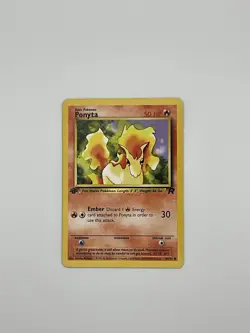 Pokemon TCG Ponyta Team Rocket 64/82 Regular 1st Edition Common - Image 1