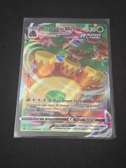 Rillaboom VMAX 023/264 Swsh08: Fusion Strike Holo Ultra Rare Pokemon TCG NM - Image 1