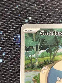 Pokemon Snorlax 051 Black Star Promos Full Art Holo Scarlet And Violet 151 NM - Image 4