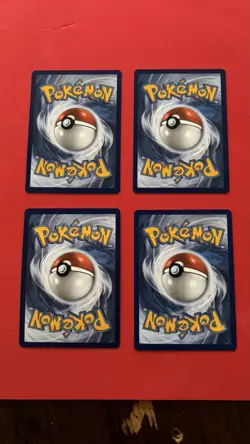 4x Lunatone Holo Rare Playset 074/132 Pokemon Mega Evolution English - Image 2