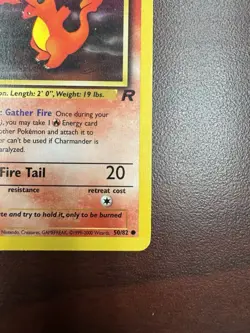 Pokemon TCG- Charmander 1st Edition 50/82 Team Rocket LP - Image 5