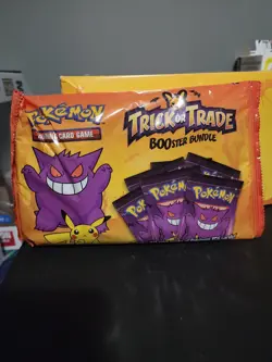 1x Pokemon BOOster Bundle Halloween Trick Or Treat Bag of 40 Mini Packs - Image 1