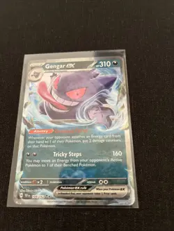 Pokemon Gengar EX TCG Scarlet & Violet Temporal Forces 104/162 Holo Double Rare - Image 1