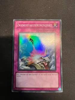 Compulsory Evacuation Device Super Rare TU04-EN005 DE005 German Light PL Yugioh - Image 1