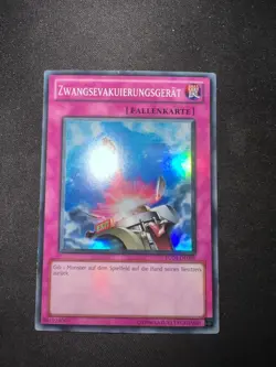 Compulsory Evacuation Device Super Rare TU04-EN005 DE005 German Light PL Yugioh - Image 2