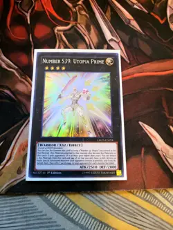 YUGIOH TCG NUMBER S39: UTOPIA PRIME CROS-EN094 SUPER 1ST EDITION - Image 1