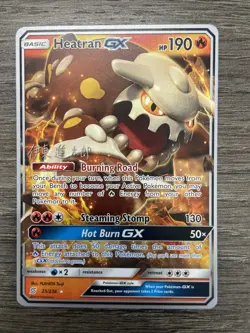 Heatran GX - 25/236 - Ultra Rare - Unified Minds - Pokemon Card - NM/M - Image 1