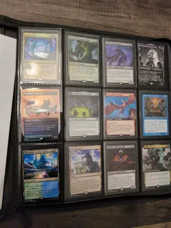 mtg magic the gathering lot card binder large black - Image 2