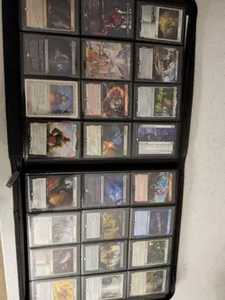 mtg magic the gathering lot card binder large black - Image 3