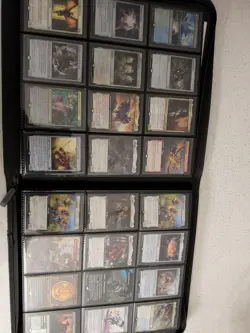 mtg magic the gathering lot card binder large black - Image 4