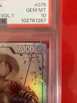 PSA10 Monkey D. Luffy Mini-tin Pack set Vol.1 One Piece Card Japanese - Image 3
