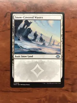 Snow-Covered Wastes MTG Magic Gathering Card NM Near Mint Modern Horizons MH3 - Image 1