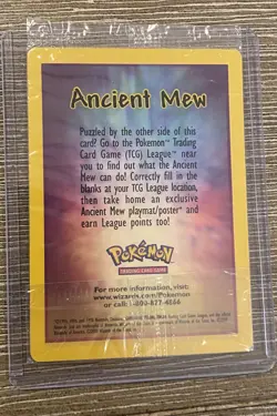 Pokemon TCG Ancient Mew Holo Card 2000 Movie Promo, Original Sealed - Image 4