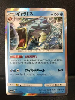Gyarados - Dragon Storm SM6a 016/053 Holo Rare Japanese Pokemon Card NM - Image 1