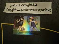 EP9 The School of Hard Knocks Rainbow Holo Pokemon Topps Series 2 Card LP - Image 2