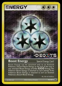 Pokemon Card - Boost Energy Deoxys 93/107 Reverse Holo Stamped - Image 1