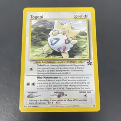 Togepi Black Star Promo 30 Pokemon Trading Card Ken Suigimori - Image 1