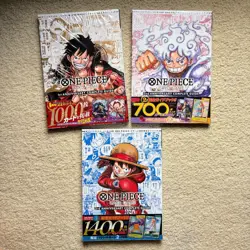 One Piece Card Game 1st 2nd 3rd Anniversary Complete Guide Book w/ 6 Promo Cards - Image 1