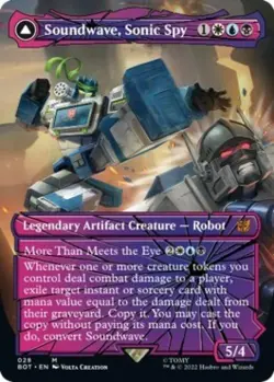 Soundwave, Sonic Spy (Shattered Glass) - Near Mint MTG - Image 1